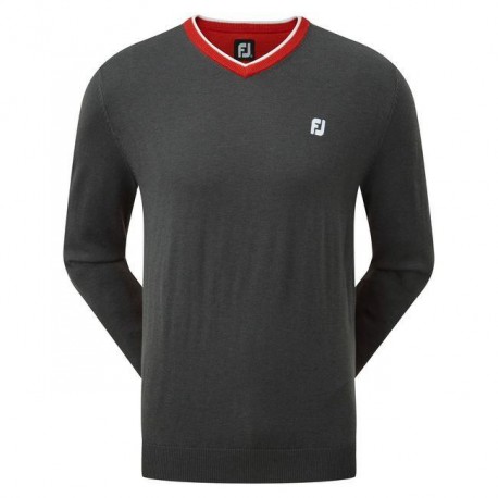 Кофта FootJoy Wool Blend V-Neck Pullover