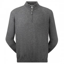 Свитер FootJoy Lambswool Lined 1/2 Zip темно-серый