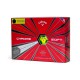 Мячи для гольфа Callaway Chrome Soft TRUVIS желтые/зеленые