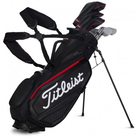 Бэг для гольфа Titleist Jet Black Premium на ножках